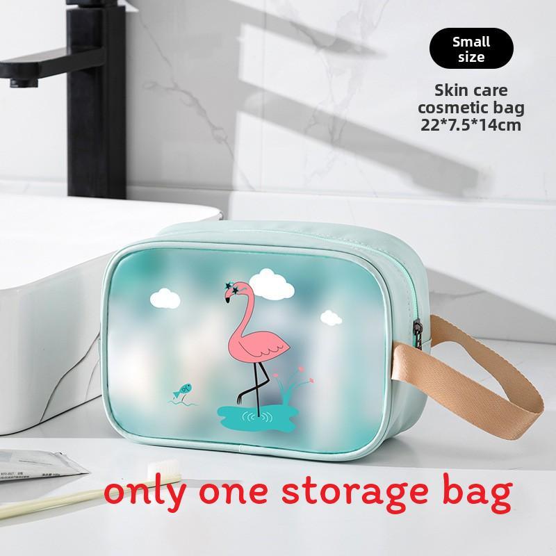 Modern Simple Pvc Cosmetic Organizer With Large Capacity For Home And Travel Use