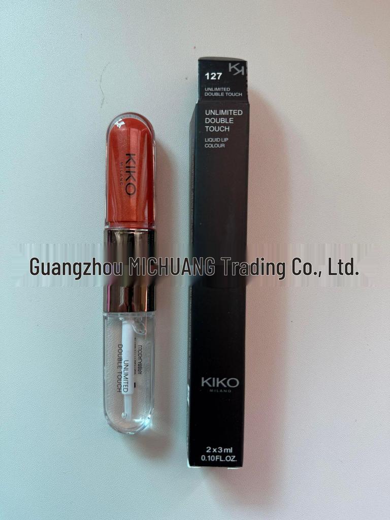 KIO Double-ended 103 Lip Gloss: Mirror Finish, Single-ended 3D Lip Glaze, Long-lasting, Non-stick, High Quality.