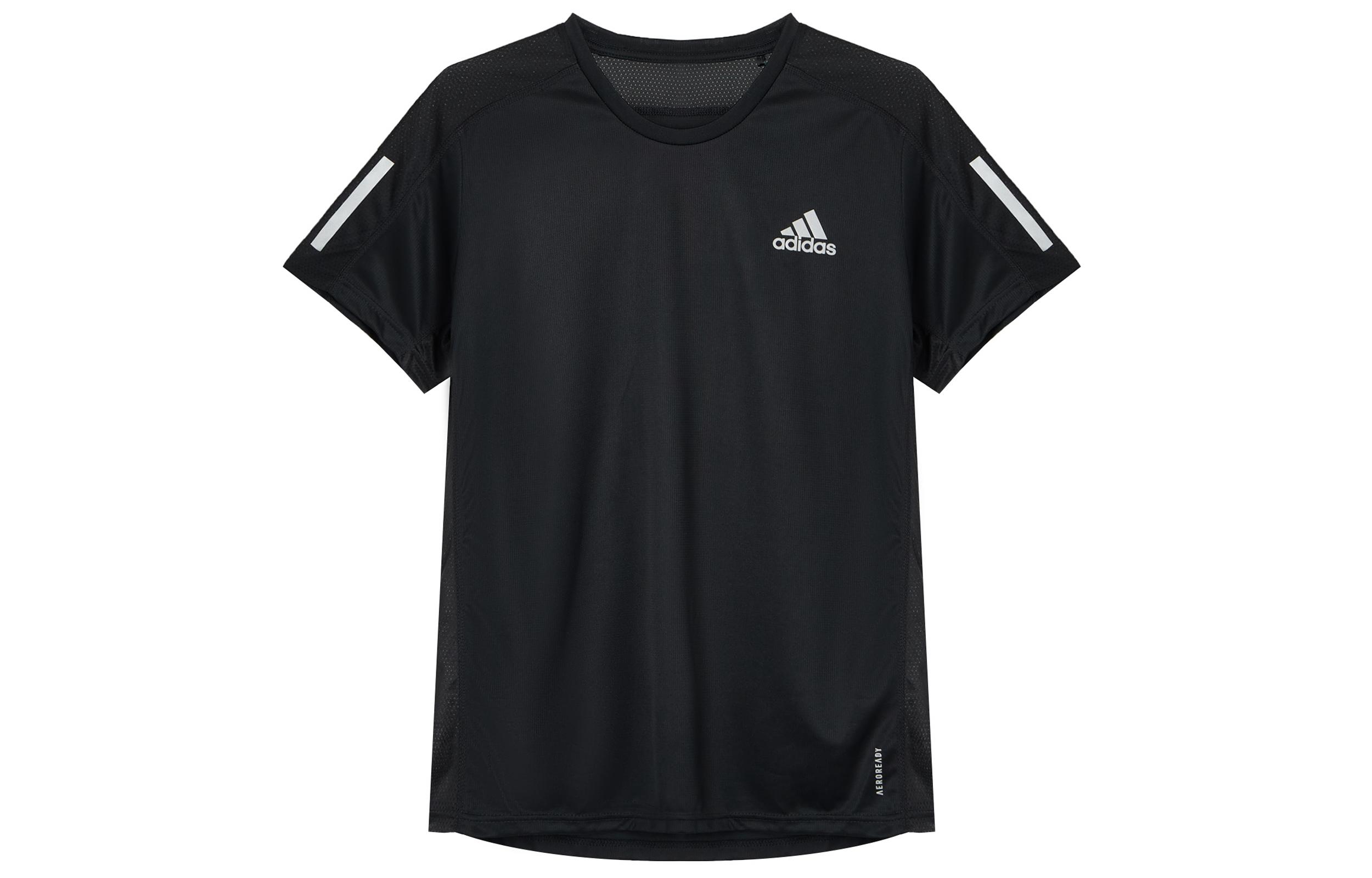 Мужская футболка для бега Adidas Own The Run Черная FS9799 M