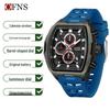 OFNS Men's Versatile Waterproof Quartz Sport Watch