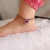1PC Colourful Butterfly Pendant Anklet for Women Beach Foot Jewelry Bracelet Fashion Party Jewelry