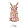 2025 Spring Women's Fashion: European & American Style Printed Short Dress