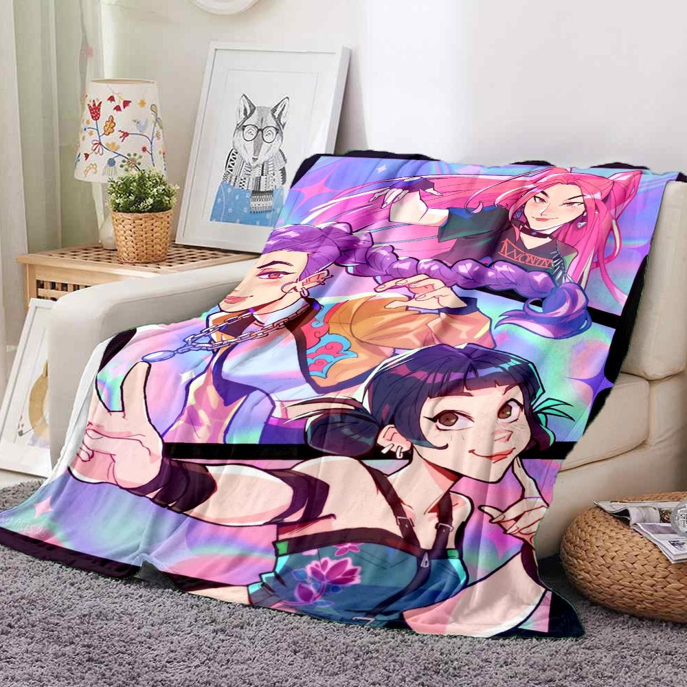 Fantasy Heroes Flannel Blanket Throw Blanket Soft Warm Sofa Bed Camping Home Decor Unique Christmas Gift C9211287
