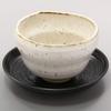 Mino Ware Loose Bowl (with Teacup), White Glaze Variant, Made In Japan 503-09