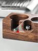 Leeseph Holz-Kaffeestampferhalter, Espresso-Stampferständer aus Holz, Tamperstation, Holzsockel, rutschfester Kaffee-Siebträgerhalter