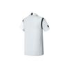 FILA Color Block Polo Golf Elite Knit Short Sleeve T-Shirt Men Tops Mist-Gray-Blue A11M415101F-LB