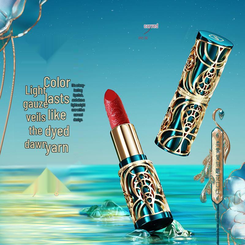 Soft Mist Carved Mattes Langanhaltendes Samt-Lippenstift-Set - Nicht verblassend, einfach aufzutragen Östlicher Lipgloss.