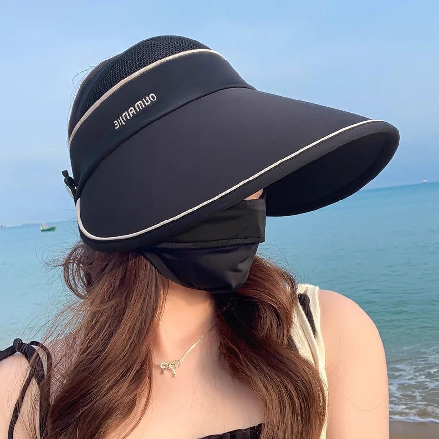 Outdoor Sun Protection Hat For Women With Wide Brim And Breathable Polyester Fabric Summer Sun Hat