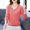 Sweater Pullovers Tops Women Long Sleeves Autumn Winter Blouse Oversized Loose Long Sleeve Shirt Slim Pullover Tops