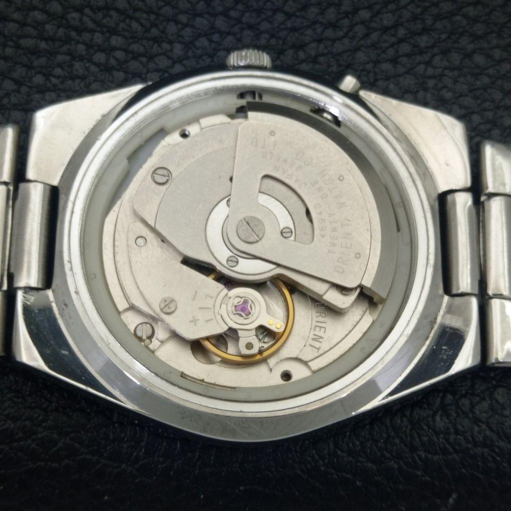 GENUINE VINTAGE ORIENT AUTOMATIC 46943 JAPAN MENS ORIGINAL DIAL WATCH a703483-1 R213c-a703483