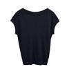 Women's Fashion Versatile Round Neck Knitted Short Sleeve Top