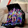1pc Snug Kpop Demon Hunters Blanket, Lightweight & Durable Print Blanket, Perfect for Home, Couch, Bed, Picnic, Travel, Office