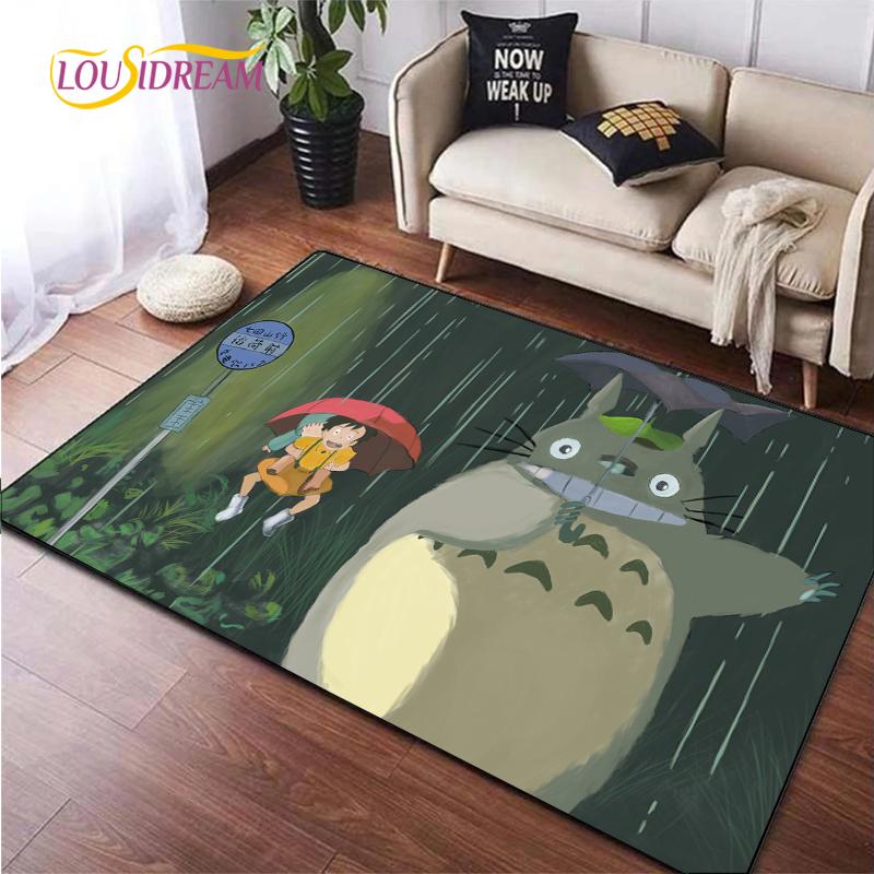 Cute Cartoon Anime Carpet for Living Room Bedroom Rug Kitchen Kids Unslip Floor Mat Birthday Gift Photography Props Tintines Rug
