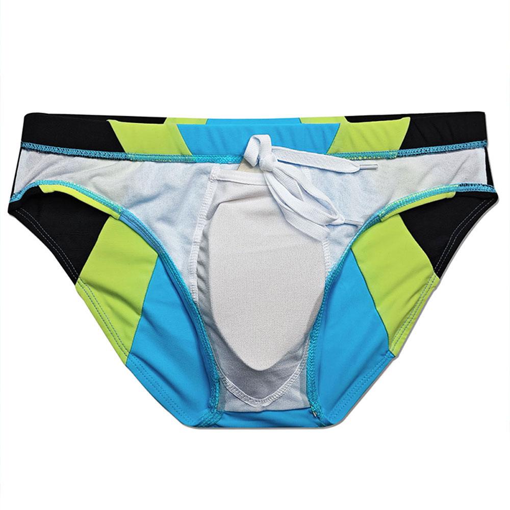 Men's  Fashion Sexy Swim Brief Sexy UXH Brand Swimsuit for Men Surfing Swimwear Beach Shorts