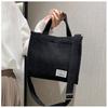 Chic Corduroy Winter New Handheld Bag Mini Square Bag Korean Women Shoulder Crossbody Bag