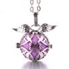 Hot-selling Aromatherapy Ancient Silver Style Cage Type Hollow Necklace Essential Oil Diffuser Perfume Box Ancient Hanfu Accessories