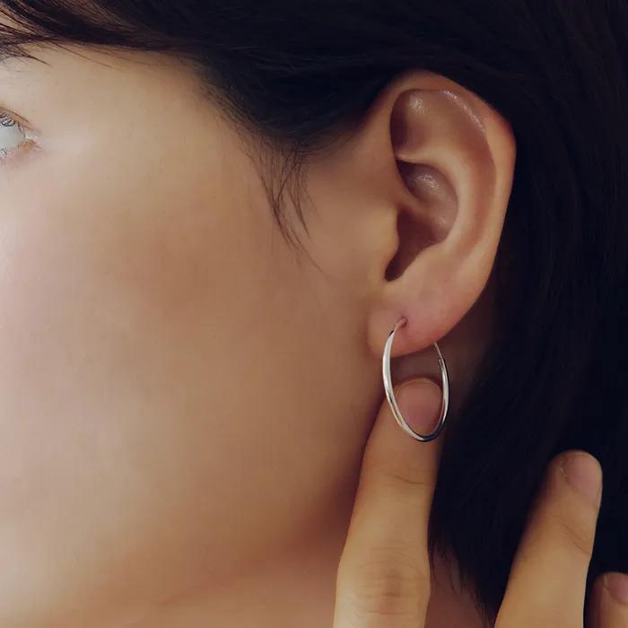 (silver 925) Nuo essential earring_M
