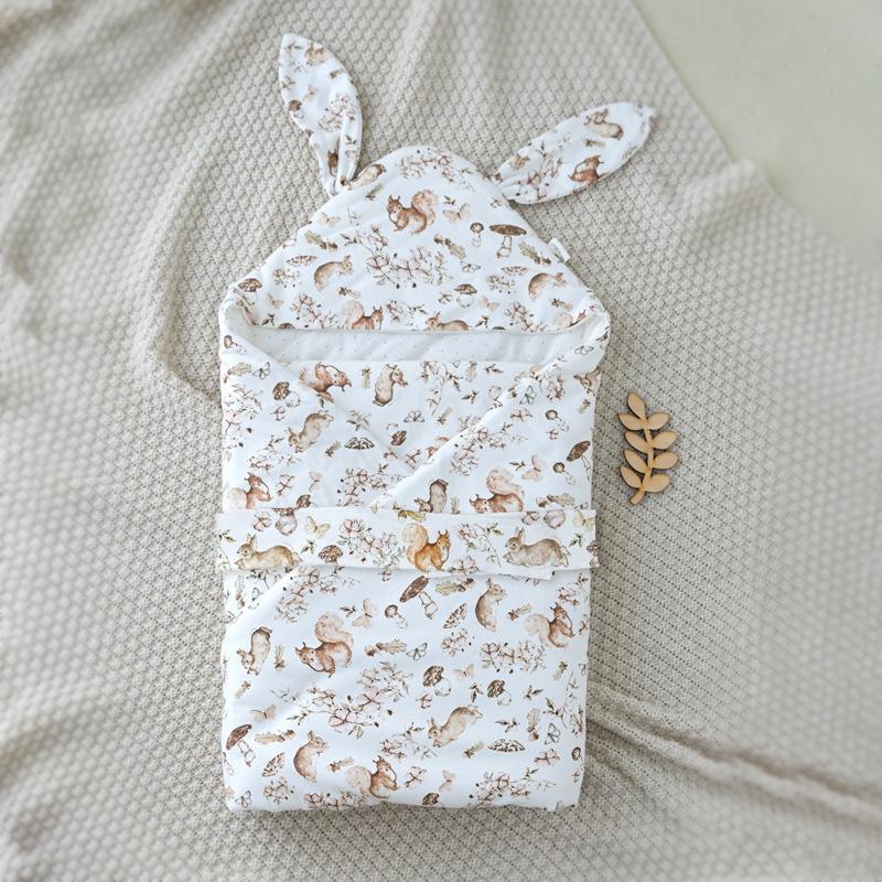 Newborn Mulberry Silk-Cotton Swaddle Blanket