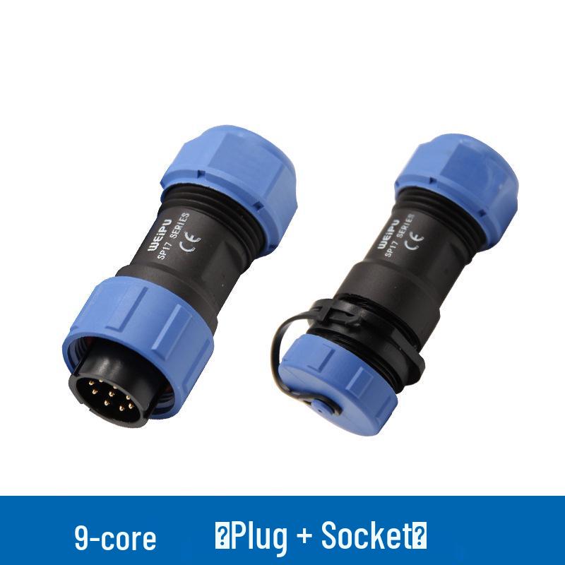 Weipu SP17 Series 2-9 Pin IP68 Waterproof Aviation Plug Connector