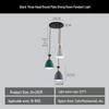 Nordic Modern Minimalist Macaron Pendant Light - Three-Head Design for Restaurant or Bar Counter