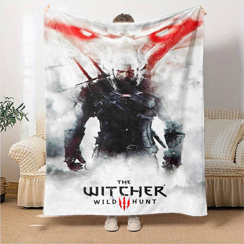 1pc Blanket - The W-Witcher 3 Wild Hunt GAME Print Design,Lightweight Blanket for Sofa,Bed- Soft &Warm,Gift for All Seasons