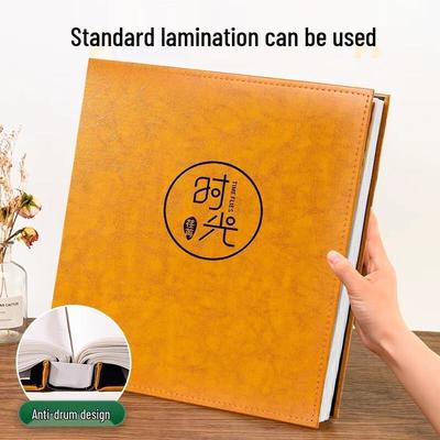 Large Capacity Leather Family Photo Album & Memory Book