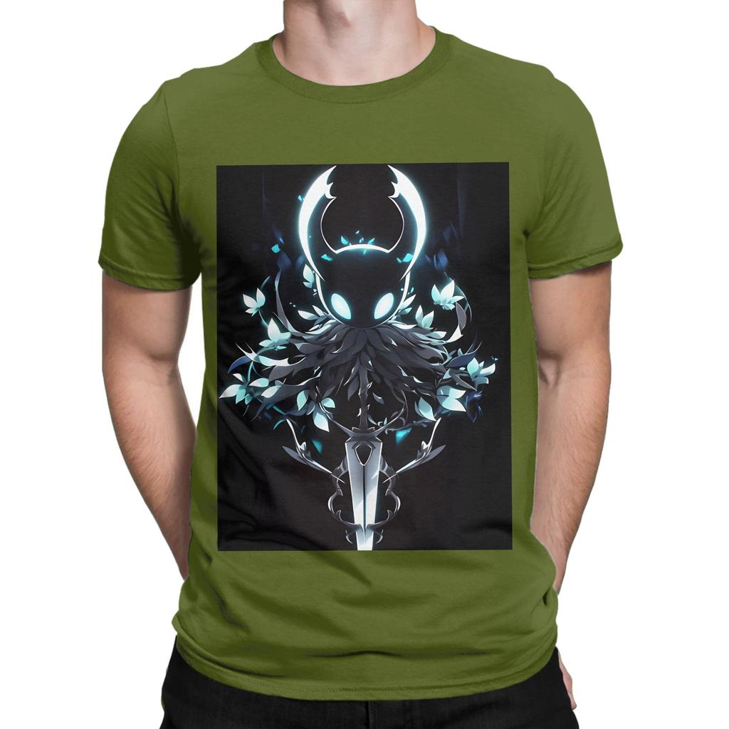 Neon Hollow Knight Novelty 100 Cotton Tshirt Hollow Knight Silksong Tops Tees For Unisex