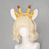 Realistic Giraffe Ears Hooves and Tail Plush Costume Set for Children Role Play Parties and School Event