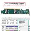 Xiwai 16x To Dual MCIO 8i VROC Mini Cool Edge IO Virtual RAID Adapter for Motherboard SSD Graphics Card PCIE5.0 PCI-Express SFF-TA-1016