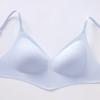 Fenteng Seamless Comfortable Nipple Rubber Soft Support Simple Thin Underwear Women's No Steel Ring Text Bra
