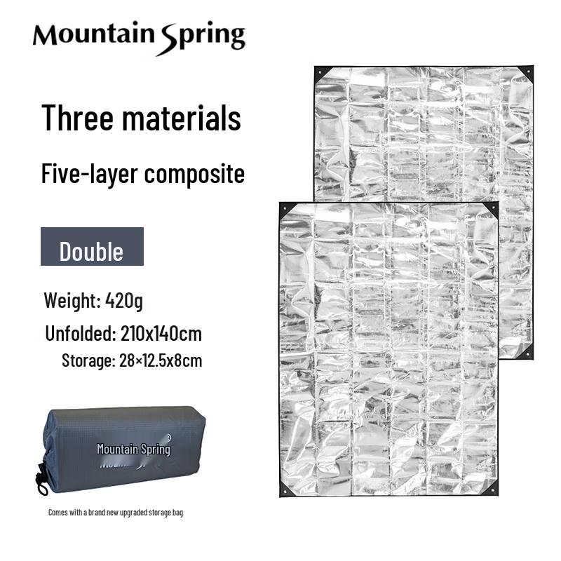 Mountain Spring Ultralight Portable Aluminum Foil Camping Mat