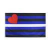 Stock All Inclusive Progress 3x5ft Polyester Big Rainbow Lesbian LGBT Gay Pride Flag Waterproof Lightweight