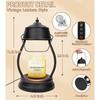 Candle Warmer Lamp, Dimmable Candle Warmer Lantern with Timer, Birthday Gifts for Women Mom, Dad and Fathers, House Warming Gifts, Black Large