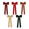 Velvet Christmas Bow Ornaments for Tree Wreath Gift Wrap Holiday Home Indoor Outdoor Decoration