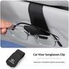 Car Visor Organizer Glasses Clip Leather Sunglasses Holder Accessories For IS250 IS200 CT200h GS300 LS430 RX450h LX570