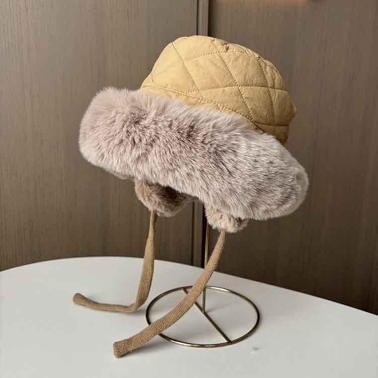 

Mongolian Ear Protection Fisherman S Hat , Cycling In Autumn And Winter, Showing A Small Face, Piled And Thickened Basin Hat, Windproof And Warm M（56-58cm） сірий колір