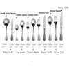Silver Tableware Classic Silverware Stainless Steel Dinner Knife Fork Spoon Wedding Occasion Cutlery Xmas Western Dinnerware 1Pcs Vintage