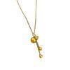 Gourd Temperament Furnace Real Gold Necklace Women'S Lucky Collarbone Chain With Jewelry