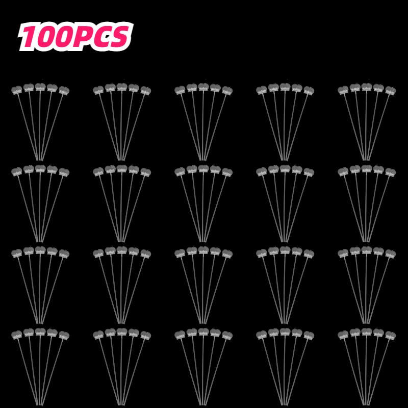 

100 Transparent Foil Balloon Clip Stands Birthday and Wedding Party Decorations Clips Displays Reusable Supports Balloon Holders As shown
