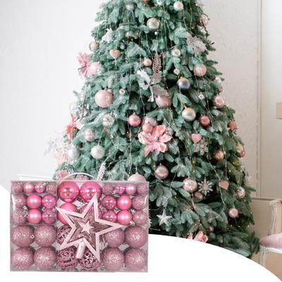 101 Pcs Christmas Balls Set Shatterproof Xmas Tree Decorations Sparkling Christmas Balls with