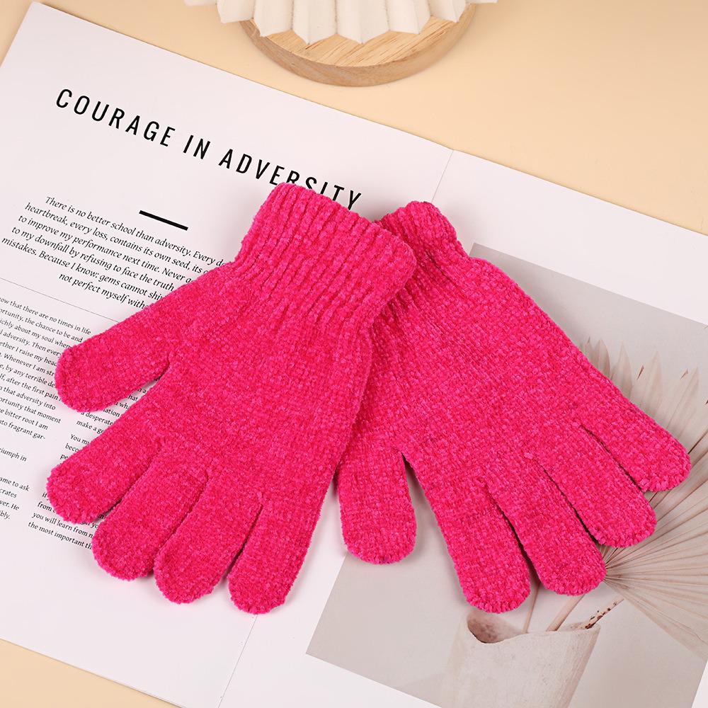 Winter Anti-Cold Children's Knitted Gloves - Candy Color, Warm, Fashionable, Frostbite Prevention