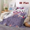 Mysterious Dungeon Anime 2D Flat Pattern Flannel Blanket High Quality All Seasons Warmth and Comfort Perfect for Christmas Gifts.