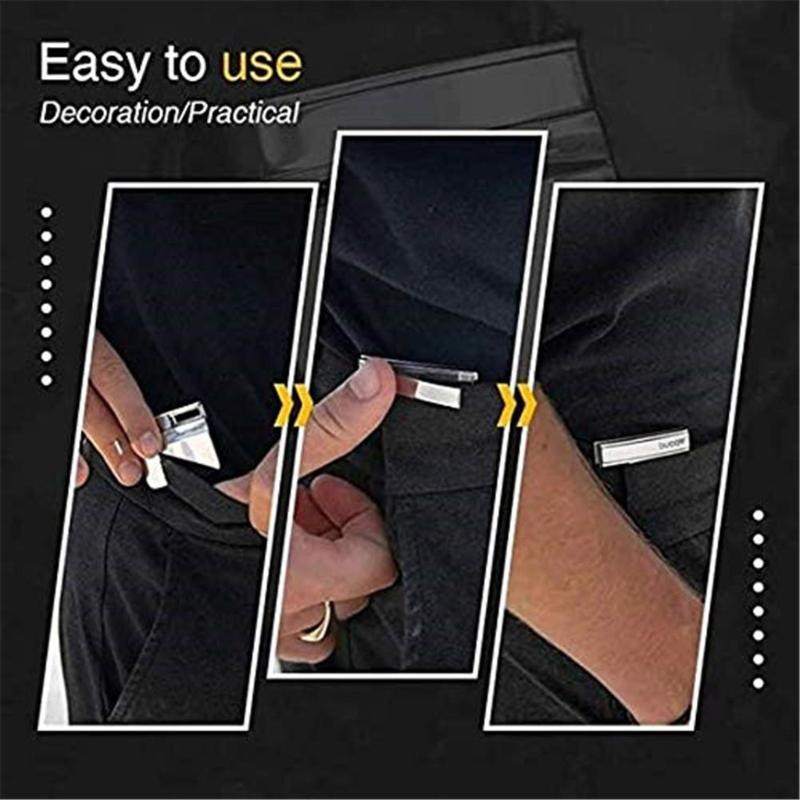 Multi-functionZinc Alloy Belt Clip Lazy Belt Cordless Buckle Belt Scam Waistband Pants Skirts T-shirt Suit Pants Belt