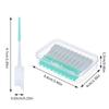 100-200Pcs/box Interdental Brush Soft Rubber Teeth Cleaning Tools Dental Toothpicks Between Teeth Toothbrush Oral Hygiene Care