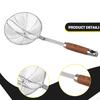 Strainer Skimmer Ladle Cooking Frying Tool Wooden Handle Wire Kitchen Utensils for