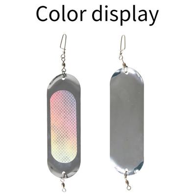 Reflective Fishing Trolling Flasher Durable Glow Diving Flash Board Rust-Resistant Sturdy Flasher Fly Trolling Lure Salmon