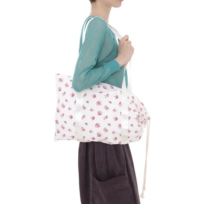 COTTON DUFFLE BAG_FLORAL