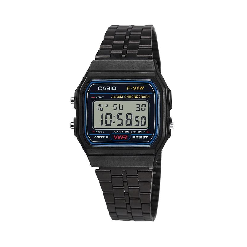 CASIO Unisex Black Watch F-91W-1-