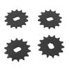 4pcs Motor Sprocket 14 Teeth Steel High Strength Front Sprocket for 420 Chain Modification