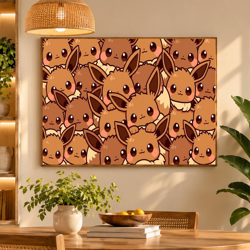 5D Diamond Painting Eevee DIY Full Drill Diamond Art Kit Home Decoration